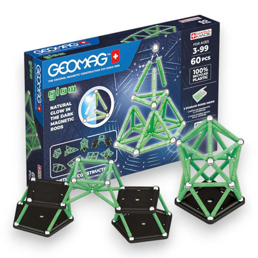 Picture of GEOMAG GLOW RECYCLED 60 PIECES